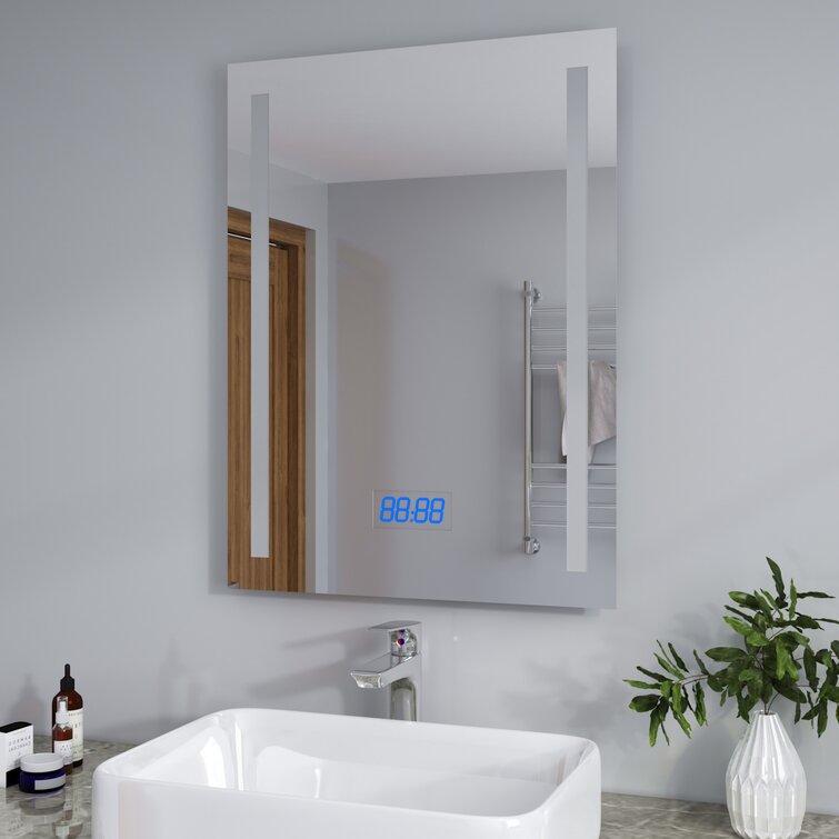 Wayfair bathroom store mirrors with lights